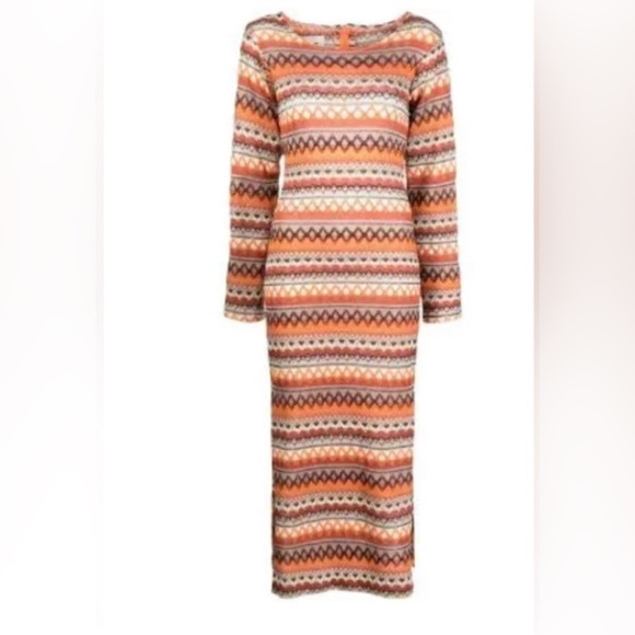 Zehra Maxi Crochet mesh Dress Or Swim coverup M - Picture 1 of 8